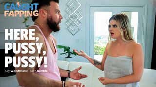 Sky Wonderland caught masturbating and fucked by Seth Gamble Сover